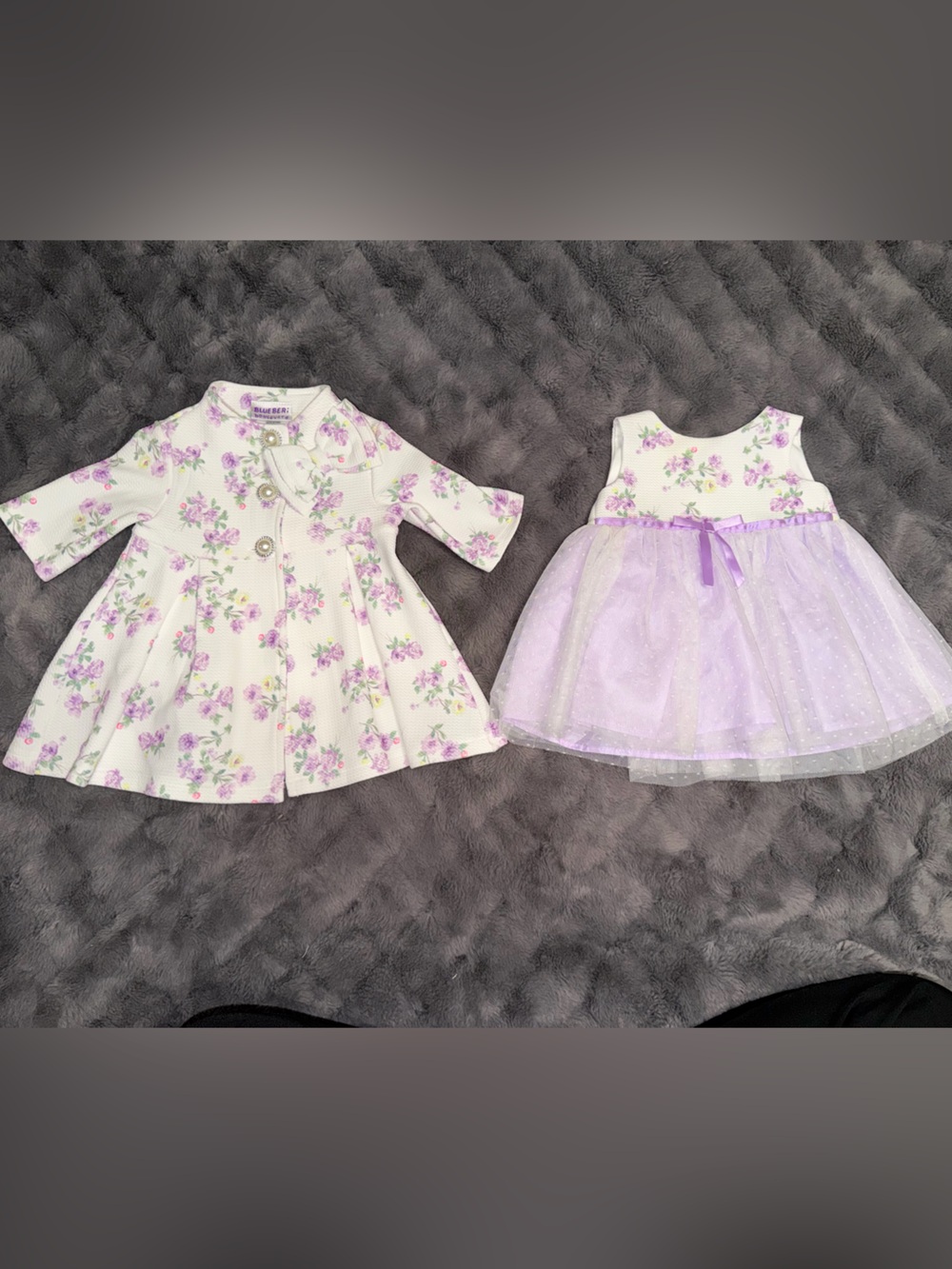 Floral Baby Dress with matching coat